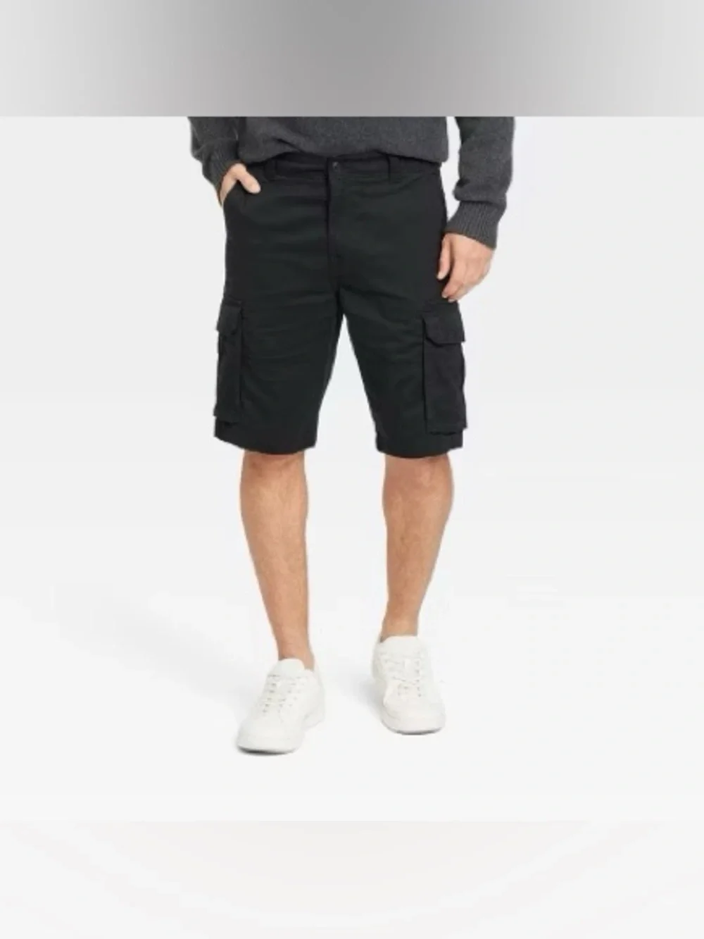 NWT GoodFellow Cargo Shorts 11” Black